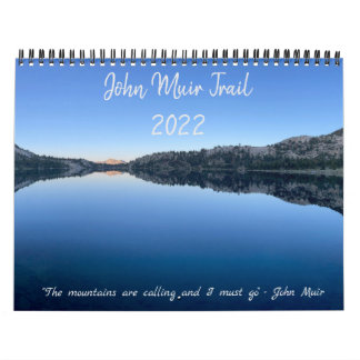 John Muir Trail 2022 Calendrier Original