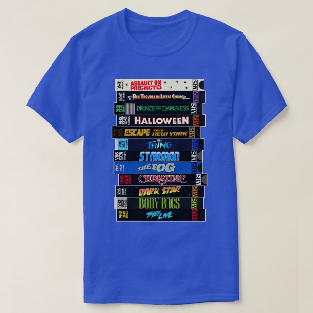 John penter VHS Stack TShirt (Design devant)