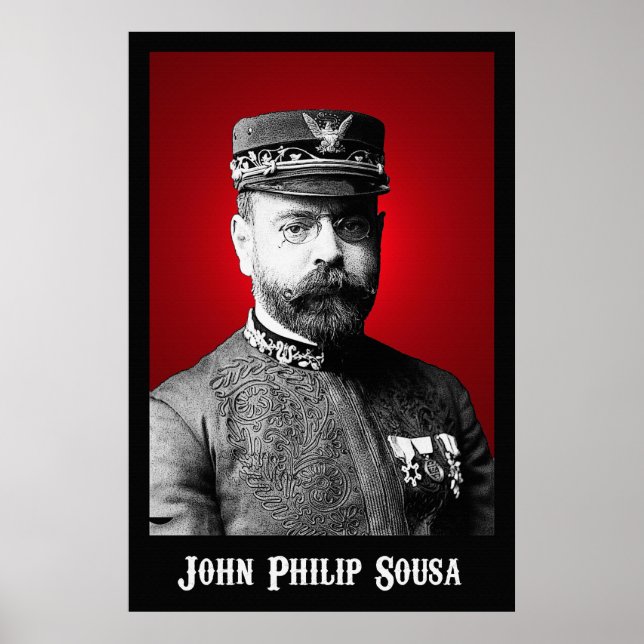 John Philip Sousa 36 x 24 Poster (Devant)