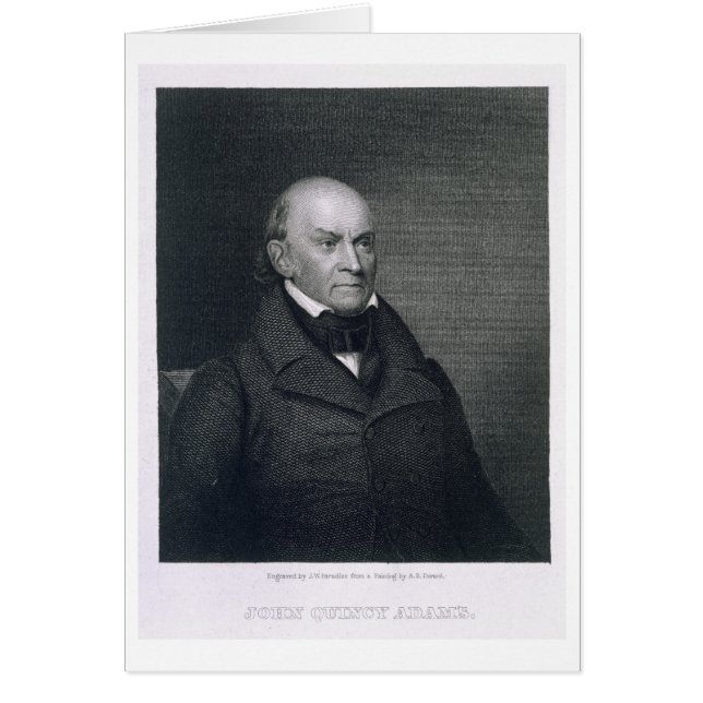 John Quincy Adams, gravé par John Wesley Paradis (Devant)