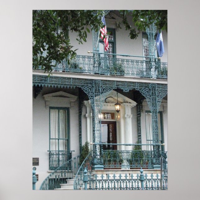 John Rutledge House Inn, Charleston SC Poster (Devant)