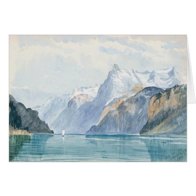 John Singer Sargent - Baie d'Uri, Brunnen (Devant horizontal)