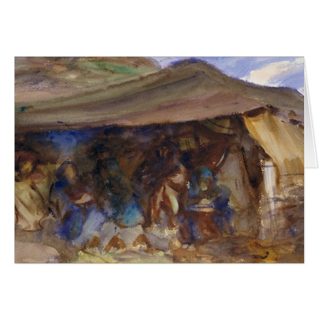 John Singer Sargent - Bedouin Tent (Devant horizontal)