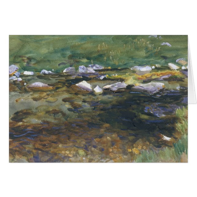 John Singer Sargent - Brook and Meadow (Devant horizontal)