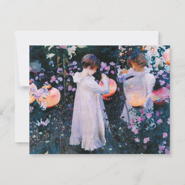 John Singer Sargent Carnation Lily Lily Rose (Devant)