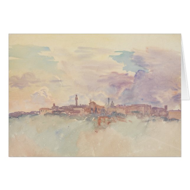 John Singer Sargent - Siena (Devant horizontal)