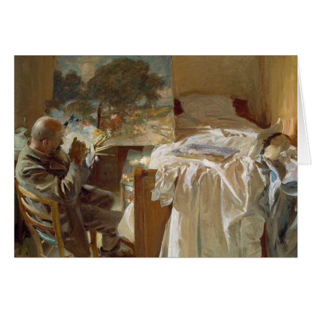 John Singer Sargent - Un artiste dans son studio (Devant horizontal)