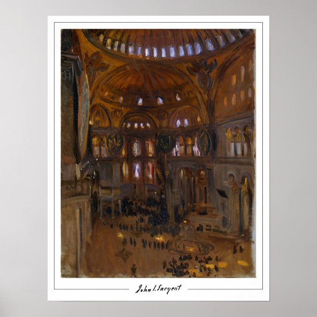 John Singer Sargent Zedign Affiche d'art #115 (Devant)