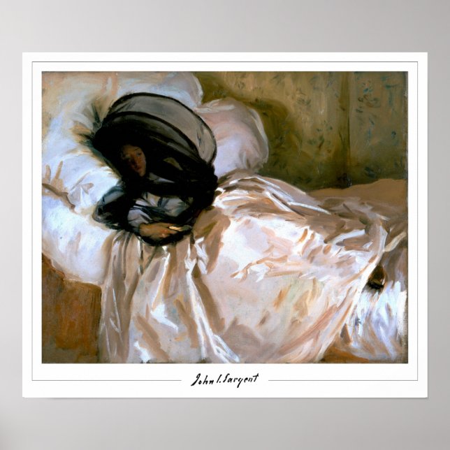 John Singer Sargent Zedign Affiche d'art #13-2 (Devant)
