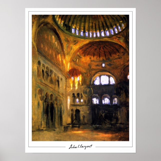 John Singer Sargent Zedign Affiche d'art #163-2 (Devant)