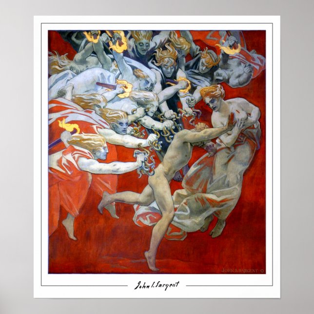 John Singer Sargent Zedign Affiche d'art #167-2 (Devant)