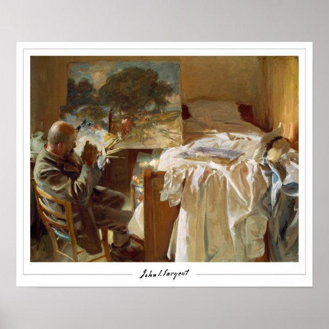 John Singer Sargent Zedign Affiche d'art #17 (Devant)
