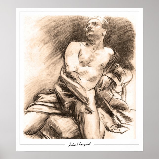 John Singer Sargent Zedign Affiche d'art #281-2 (Devant)