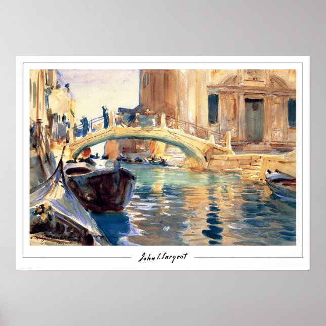 John Singer Sargent Zedign Affiche d'art #405-2 (Devant)