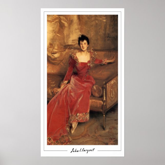 John Singer Sargent Zedign Affiche d'art #91-2 (Devant)