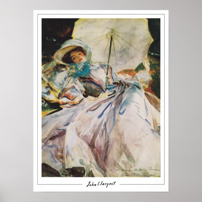John Singer Sargent Zedign Art Poster #469 (Devant)
