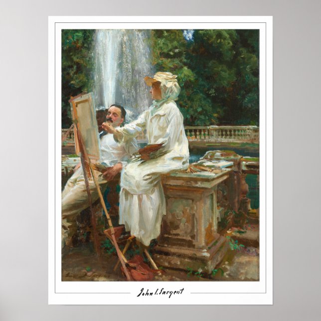 John Singer Sargent Zedign Poster d'art #12 (Devant)