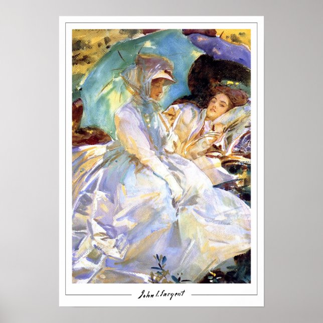 John Singer Sargent Zedign Poster d'art #178 (Devant)