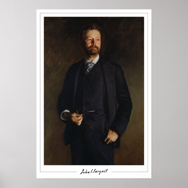 John Singer Sargent Zedign Poster d'art #18 (Devant)