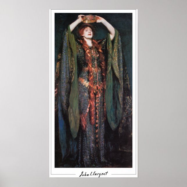 John Singer Sargent Zedign Poster d'art #253 (Devant)