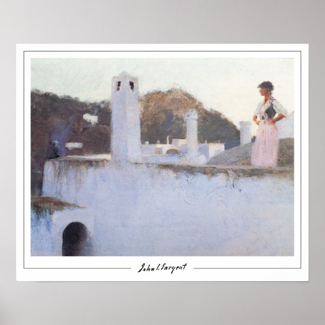 John Singer Sargent Zedign Poster d'art #26 (Devant)