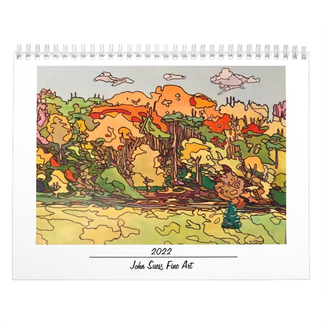 John Suess Art : Calendrier mural 2022 (Protection)