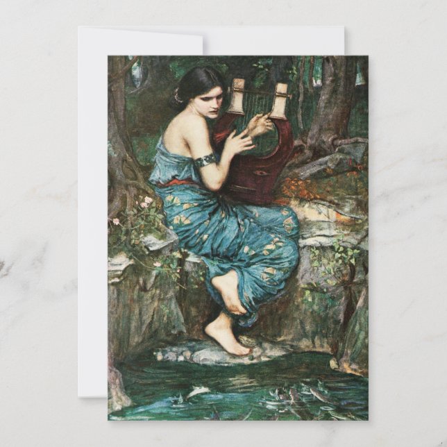 John William Waterhouse Le Charmer Invitations (Devant)