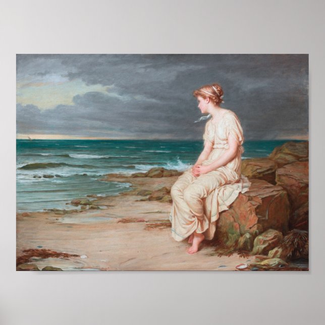 John William Waterhouse Miranda Poster d'art (Devant)