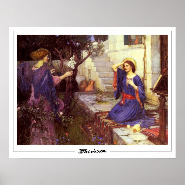 John William Waterhouse Zedign Affiche d'art #13 (Devant)