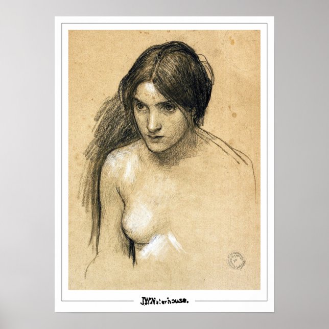 John William Waterhouse Zedign Affiche d'art #4 (Devant)