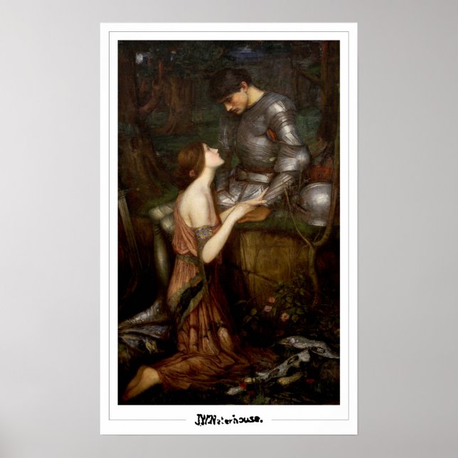 John William Waterhouse Zedign Poster d'art #2 (Devant)