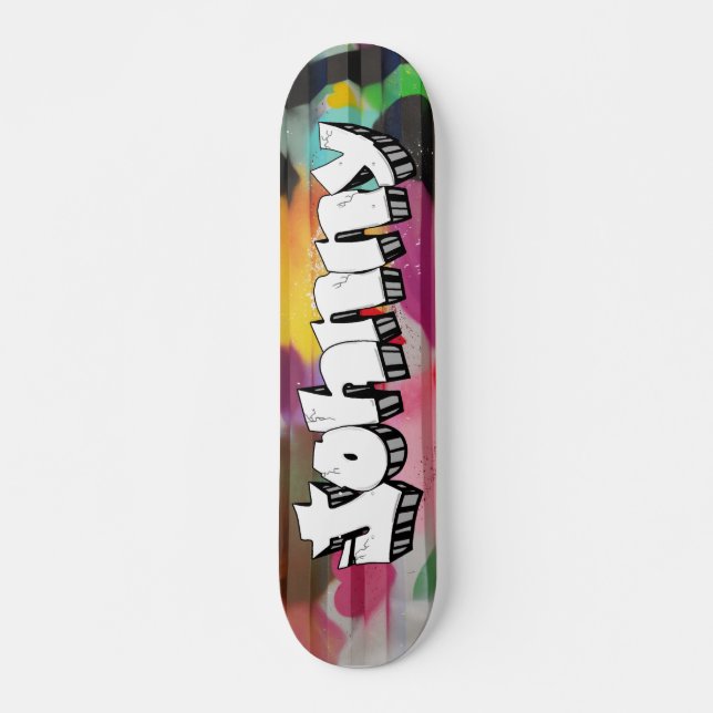 Johnny Graffiti personnalisé Skateboard personnali (Devant)