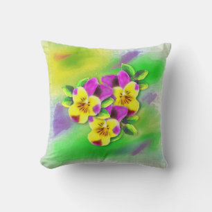 Johnny Jump-ups Coussin