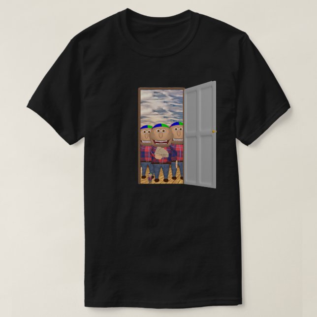 Johnny's Friends at Door T-shirt (Design devant)