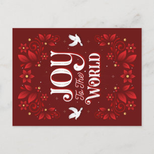 Joie à la carte postale de Noël du monde