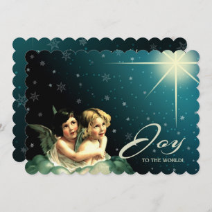 Joie au monde. Cartes de Noël religieuses