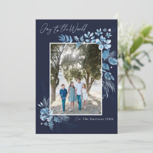 Joie au monde Fleur aquarelle Noël