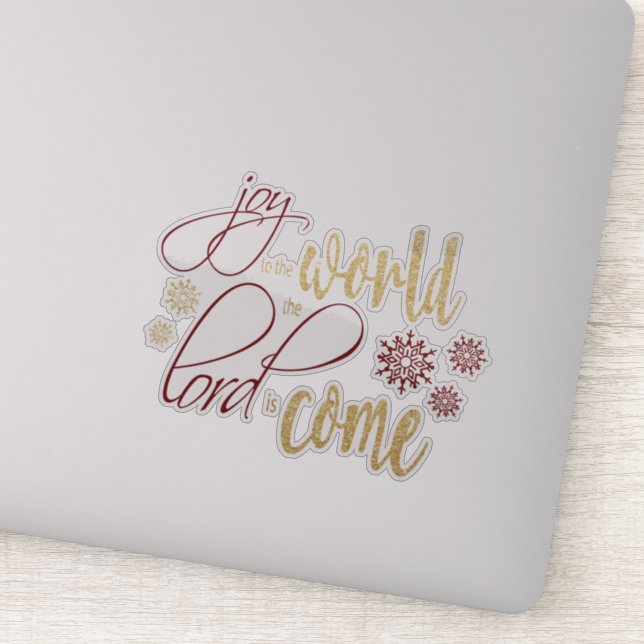 Joie au Monde, Le Seigneur est Sticker Vinyl Come (Détail)