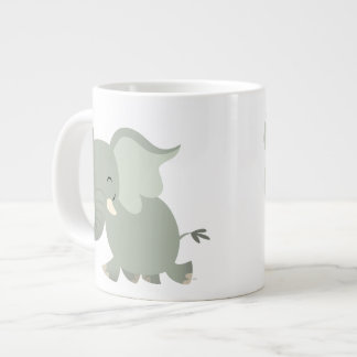 Joie Cartoon Eléphant Jumbo Mug