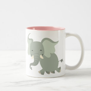 Joie Cartoon Eléphant Mug
