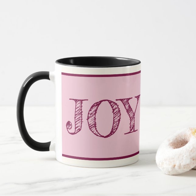 Joie Couleur Personnalisée Mug Noël Mug cadeau de  (Avec donut)