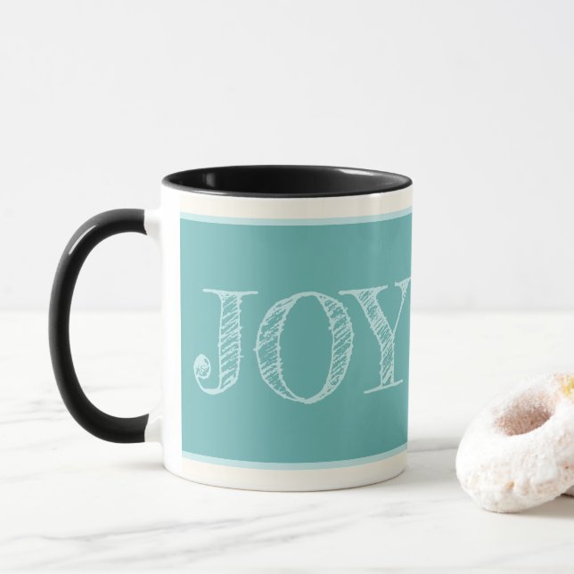 Joie Couleur Personnalisée Mug Noël Mug cadeau de  (Avec donut)
