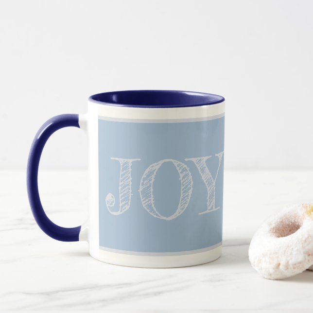 Joie Couleur Personnalisée Mug Noël Mug cadeau de  (Avec donut)