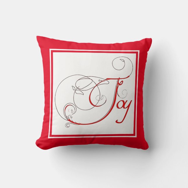 Joie ! Coussin de lancer (Recto)