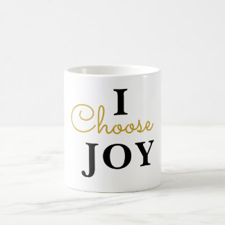 Joie dans chaque gorgée - Mug de script or