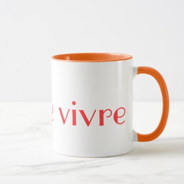 Joie de la vie/de tasse vivante (Droite)