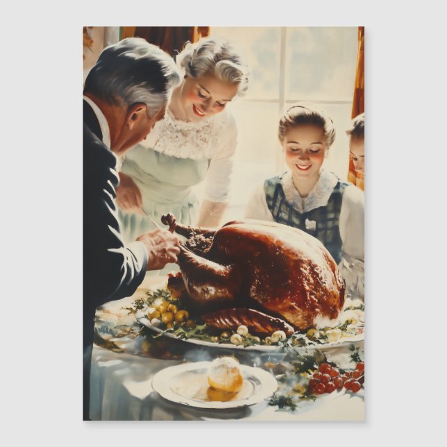 Joie de l'Action de grâce : un festin familial (Devant)