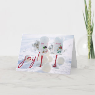 Joie de Noël - Laisser neiger - Votre photo