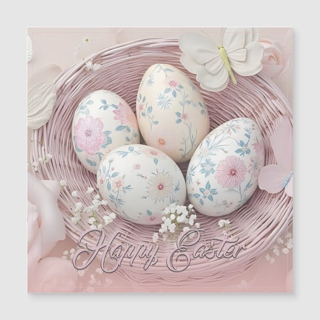 Joie de Pâques Douce avec Motif Floral (Devant)