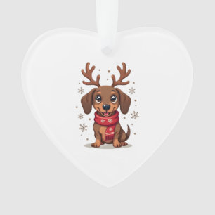 Joie d'hiver de teckel